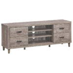 Retro TV Stand with Storage Shelves and Drawers for Living Rooms 10 Retro TV Stand with Storage Shelves and Drawers for Living Rooms