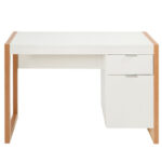 Modern Writing Desk with Drawer, Cabinet, and Spacious Worktop 21 Modern Writing Desk with Drawer, Cabinet, and Spacious Worktop