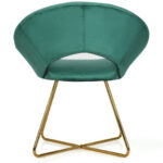Velvet Accent Chair with Gold Legs and Ergonomic Design 14 Velvet Accent Chair with Gold Legs and Ergonomic Design
