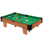 Mini Tabletop Pool Table Set with Accessories for Indoor Fun (Set of 1)