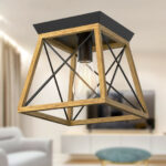 Retro Flush Mount Ceiling Light with E26 Socket for Hallway 13 Retro Flush Mount Ceiling Light with E26 Socket for Hallway