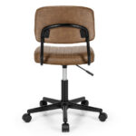 PU Leather Adjustable Office Chair with Ergonomic Backrest and Swivel
