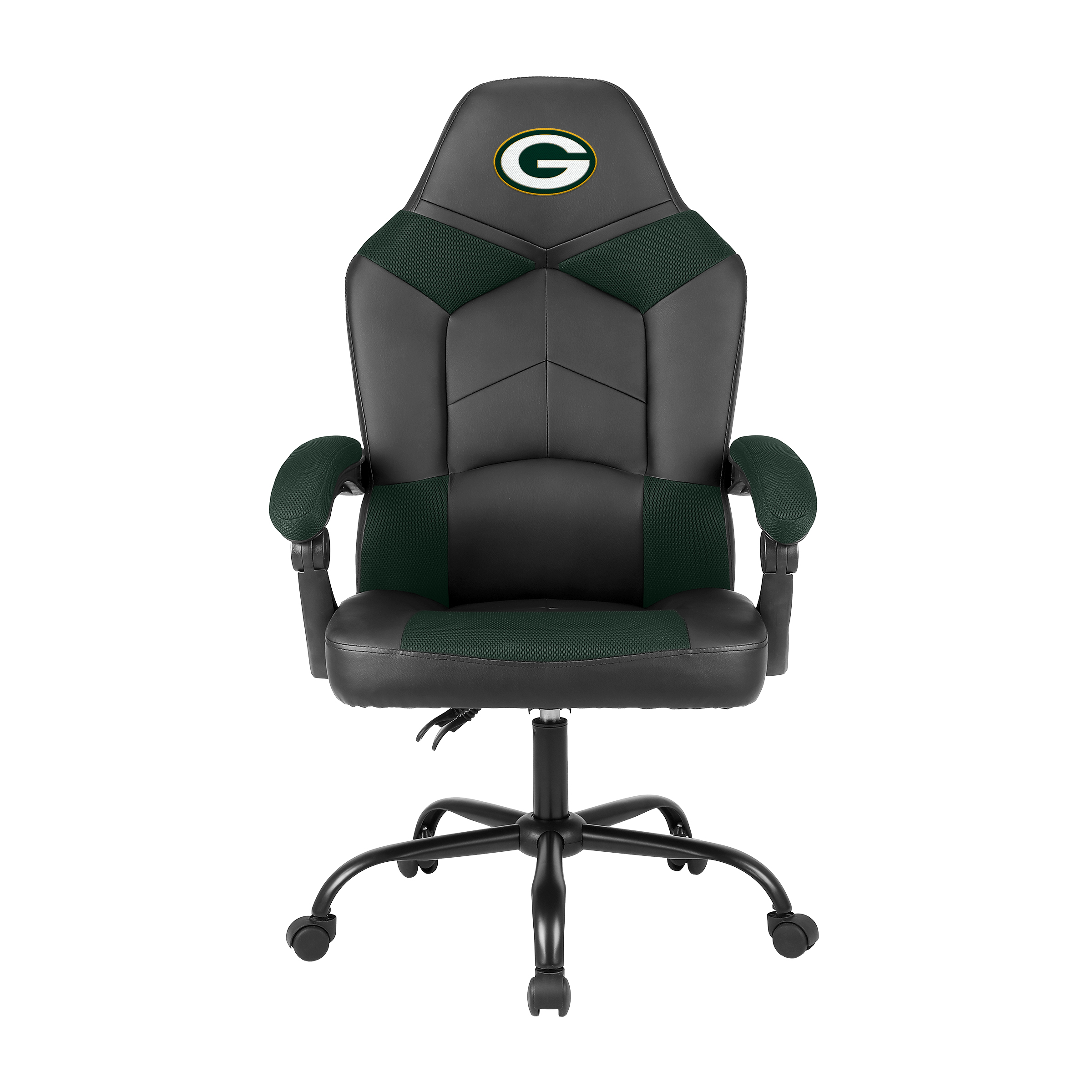 green bay packers oversized gaming office chair with storage pouch