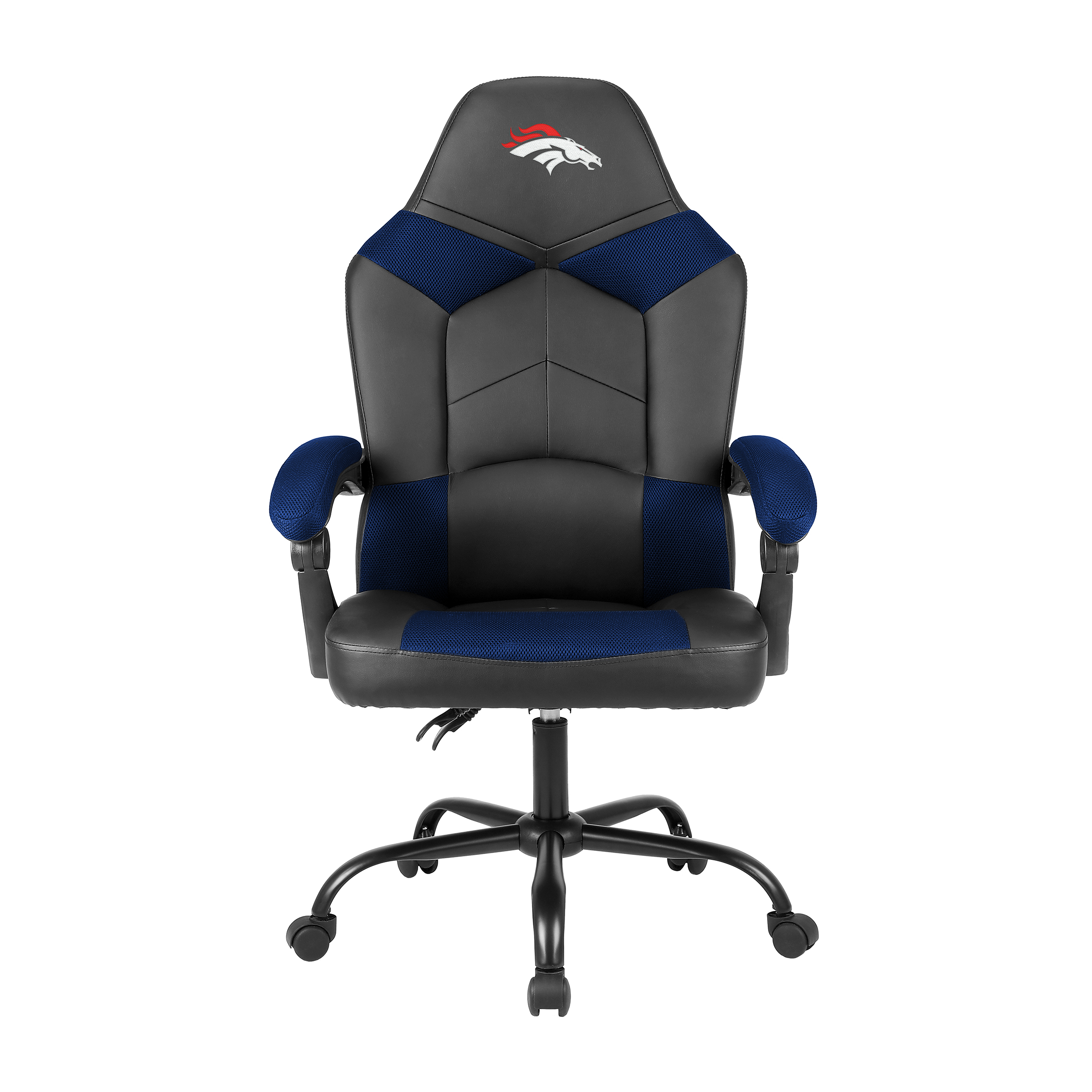 denver broncos oversized gaming office chair with storage pouch