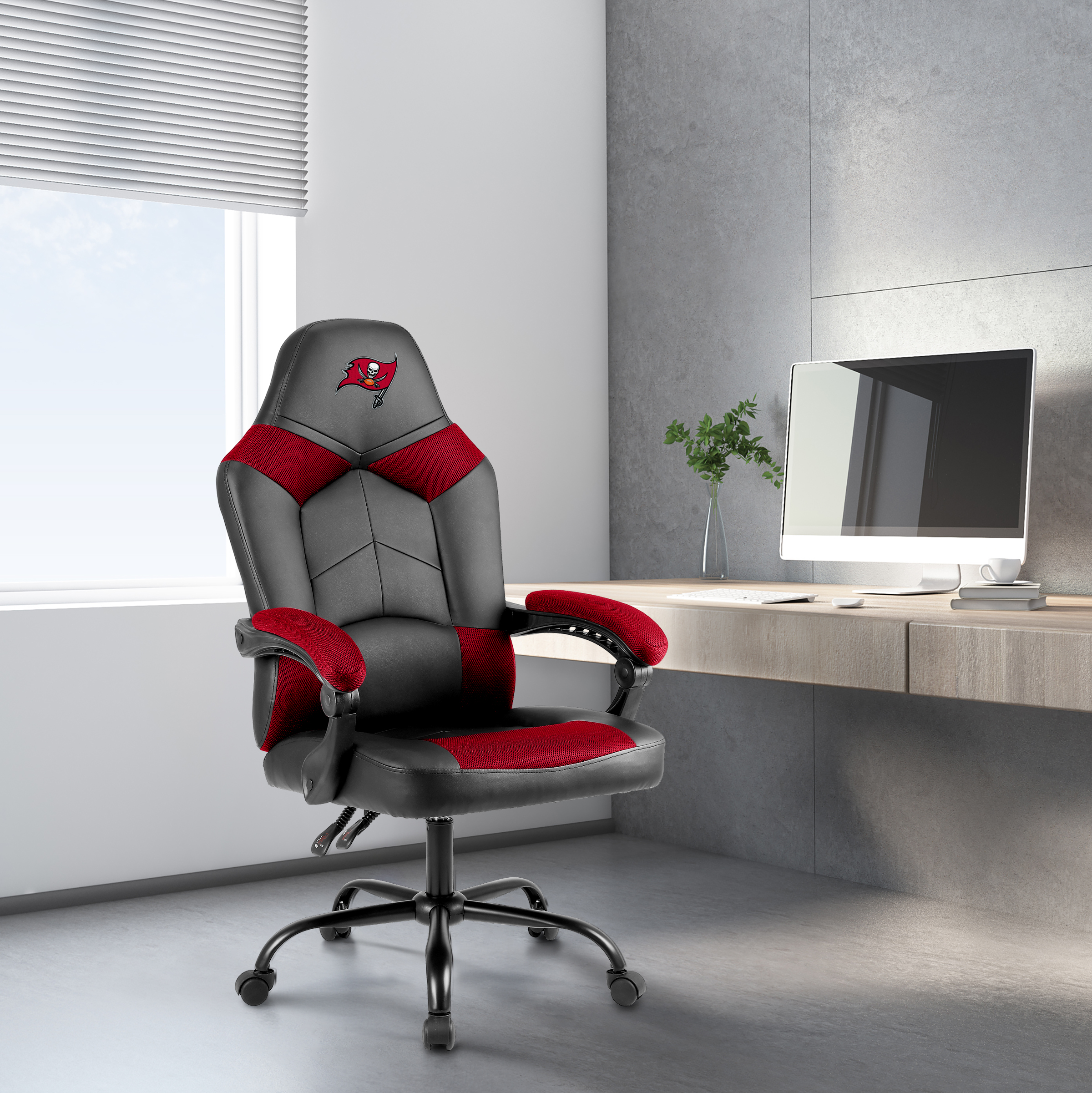 tampa bay buccaneers oversized embroidered office chair