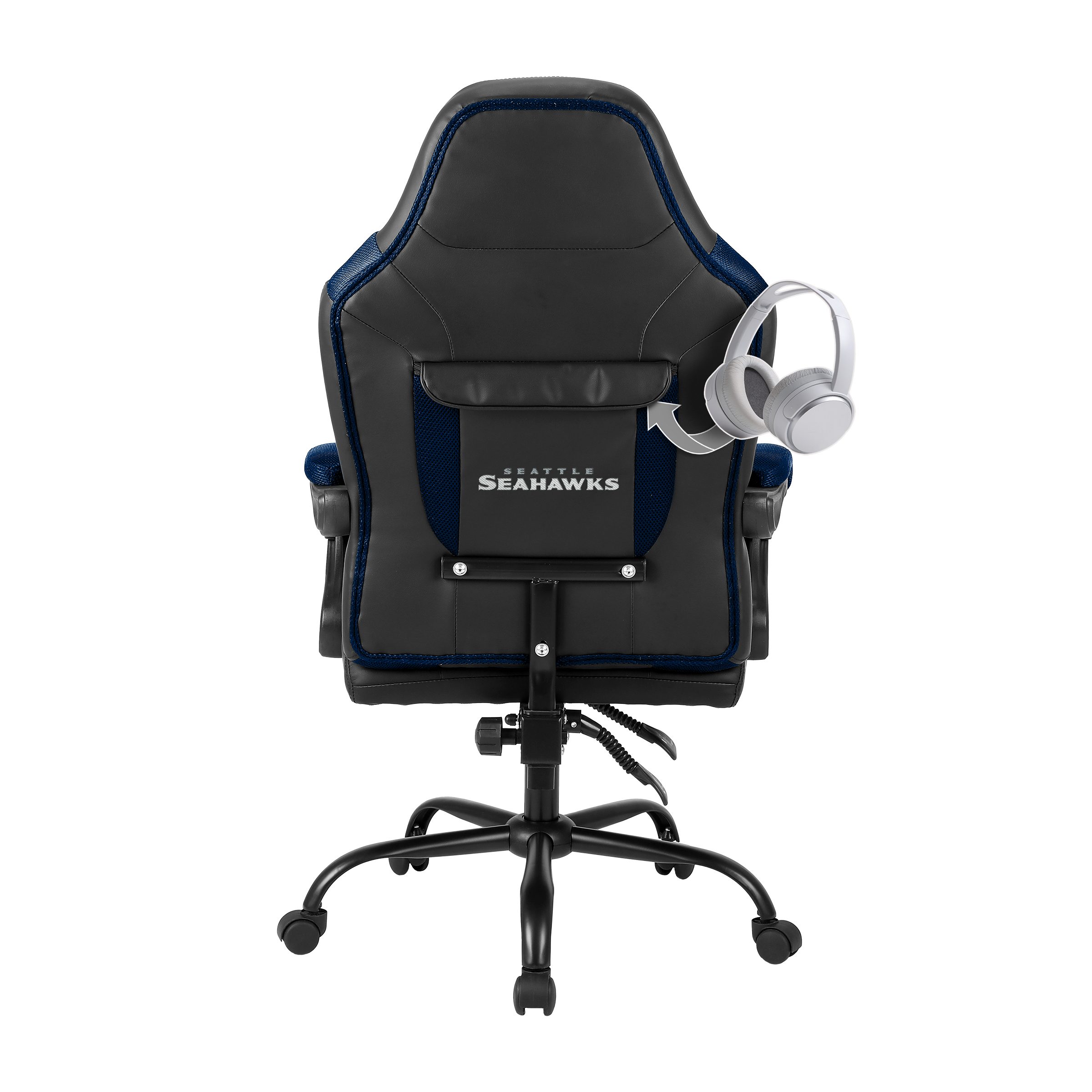 seattle seahawks oversized embroidered office chair
