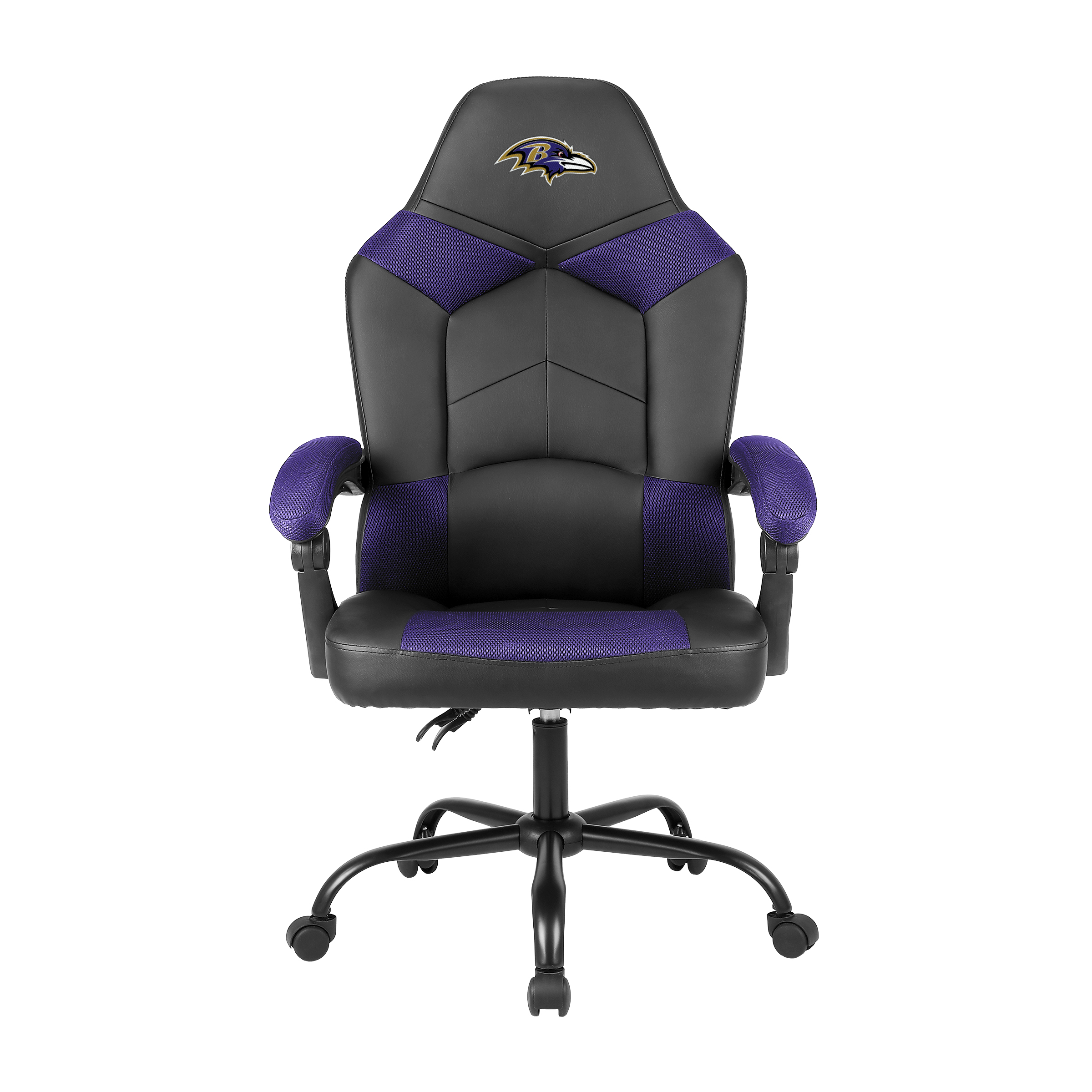 baltimore ravens oversized gaming office chair with storage pouch