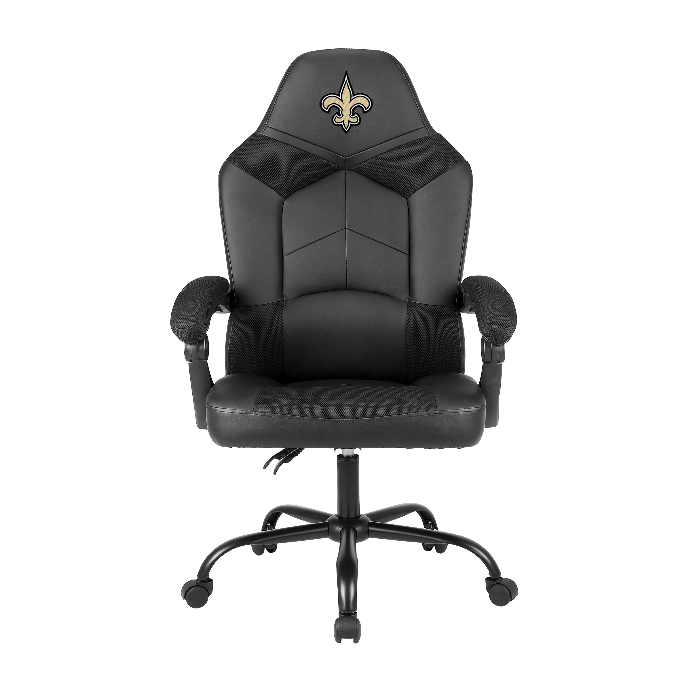 new orleans saints oversized embroidered gaming office chair with pouch
