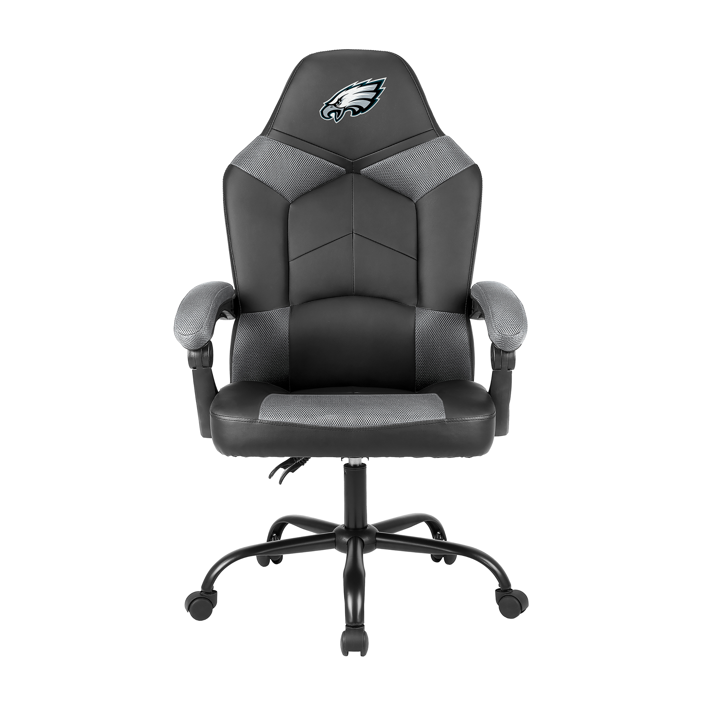 philadelphia eagles oversized embroidered gaming chair with storage pouch