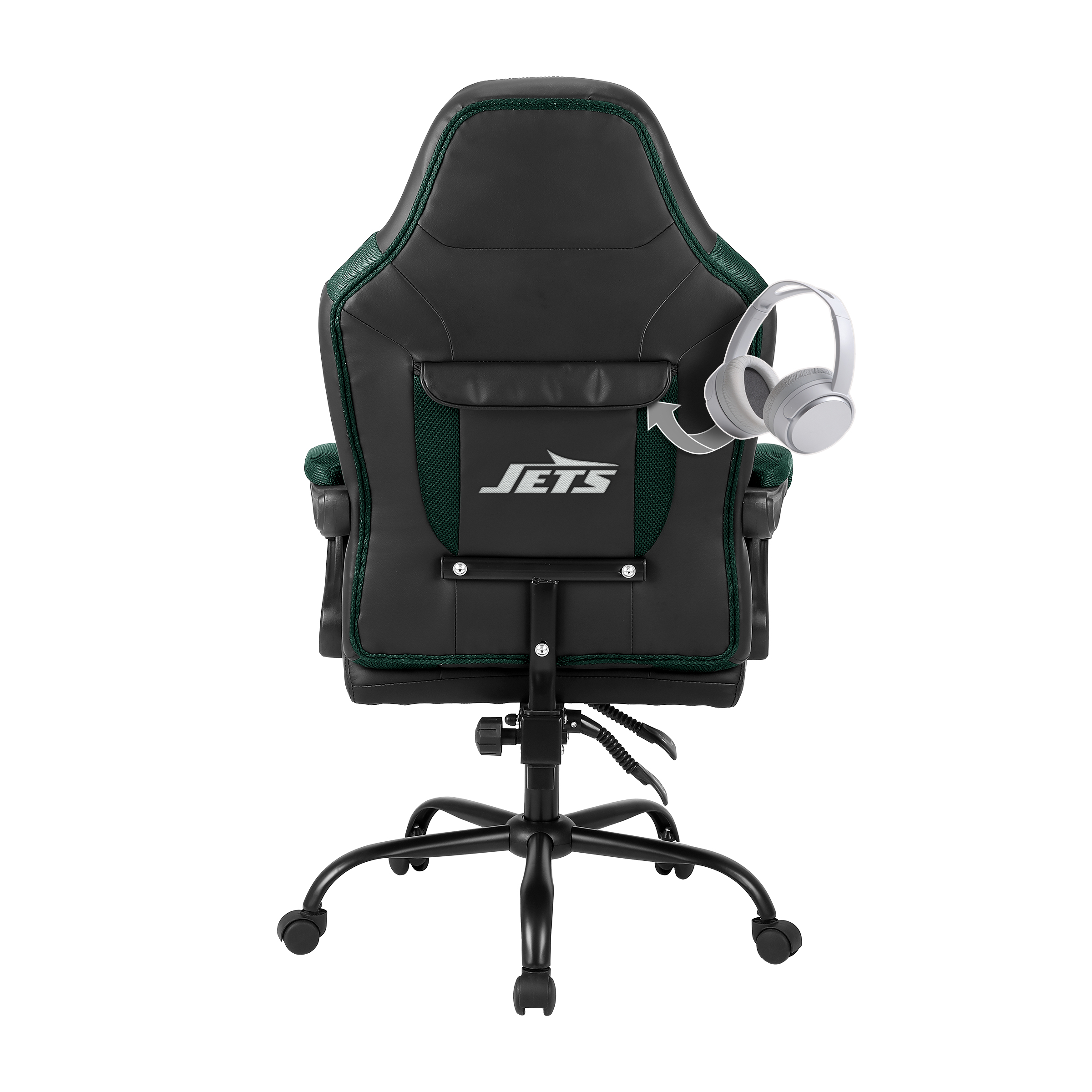 new york jets oversized embroidered gaming office chair