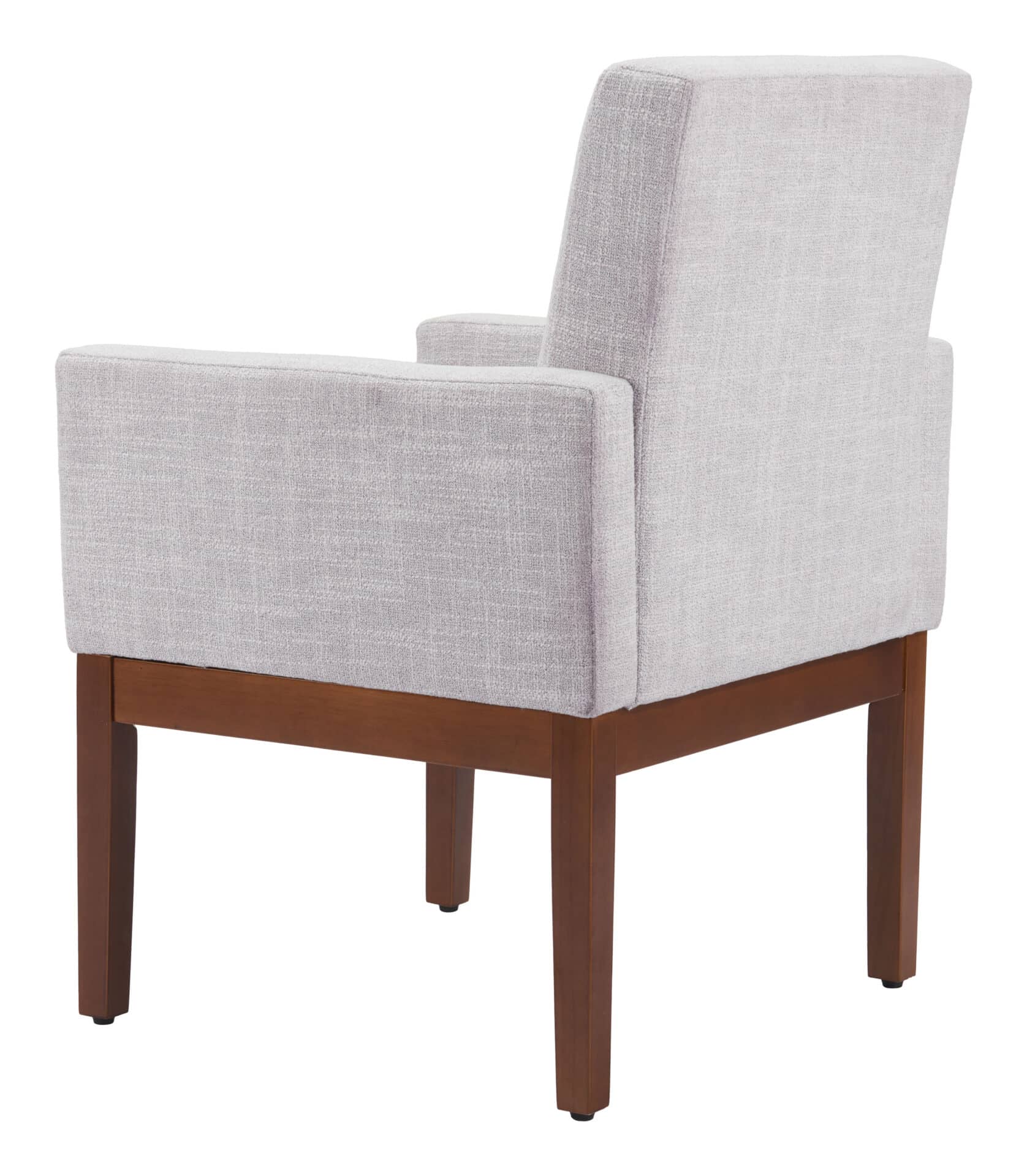 Ivory Dining Chair with Arms and Wooden Frame 5 Ivory Dining Chair with Arms and Wooden Frame - Image 5