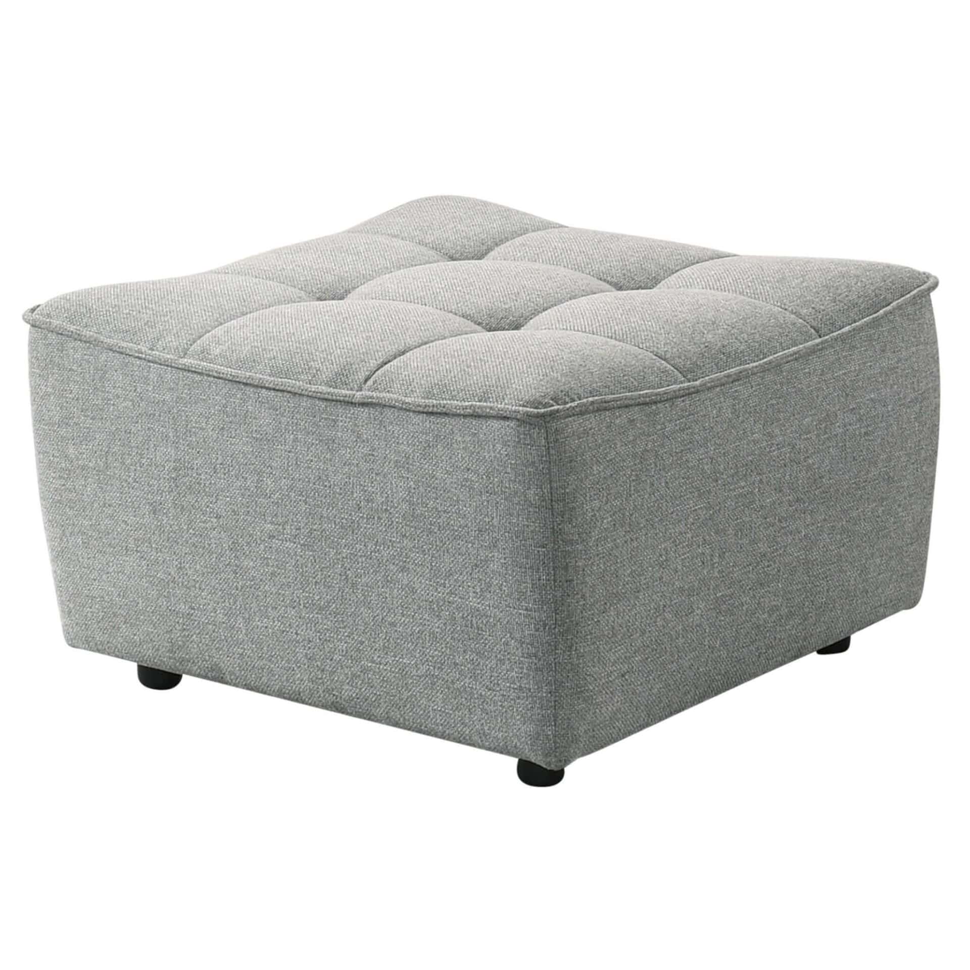 Grey Linen Corner Sectional Sofa with Removable Legs 5 Grey Linen Corner Sectional Sofa with Removable Legs - Image 5