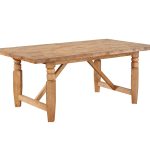 Logans Edge Trestle Dining Table with Live Edge