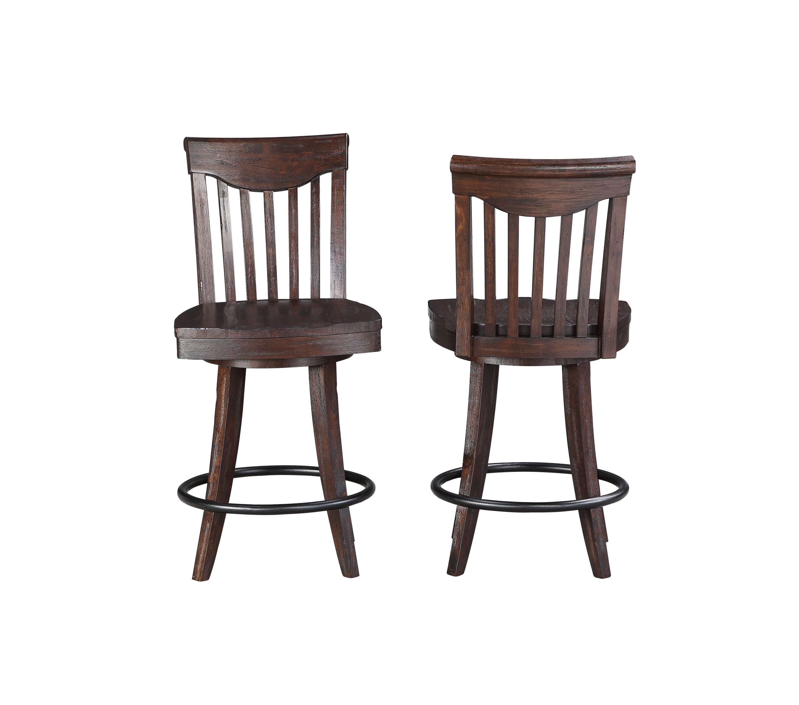 gettysburg 24-inch swivel counter stool (pack of 2)