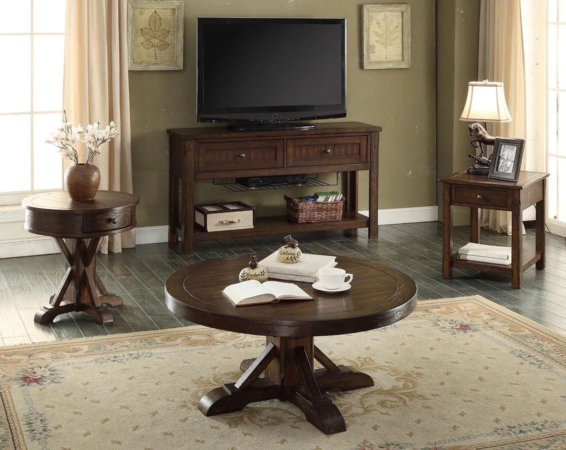 gettysburg rectangular end table