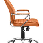 Orange Low Back Office Chair with Adjustable Height and Tilt 10 Orange Low Back Office Chair with Adjustable Height and Tilt