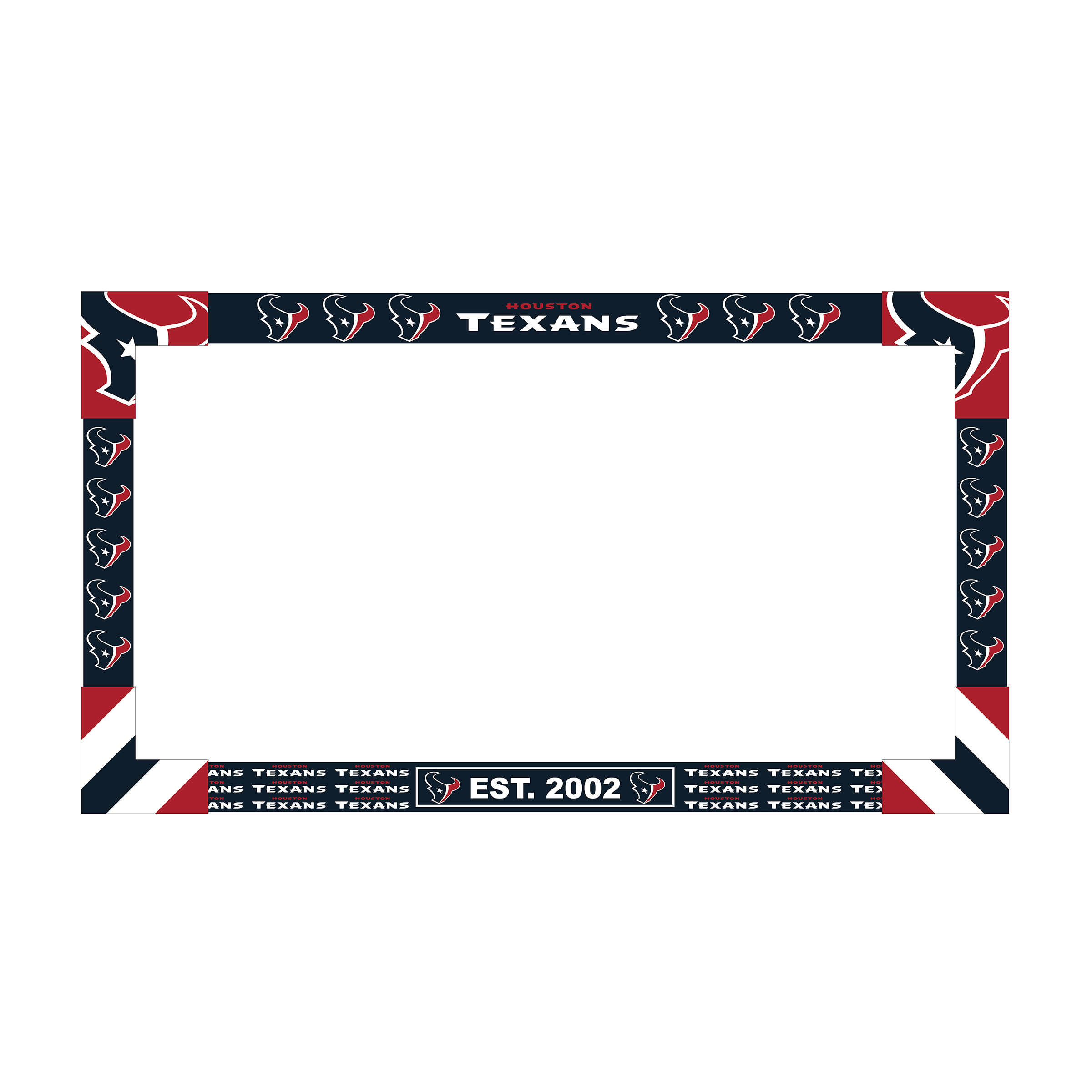 houston texans officially licensed adjustable tv frame 40-50 inch