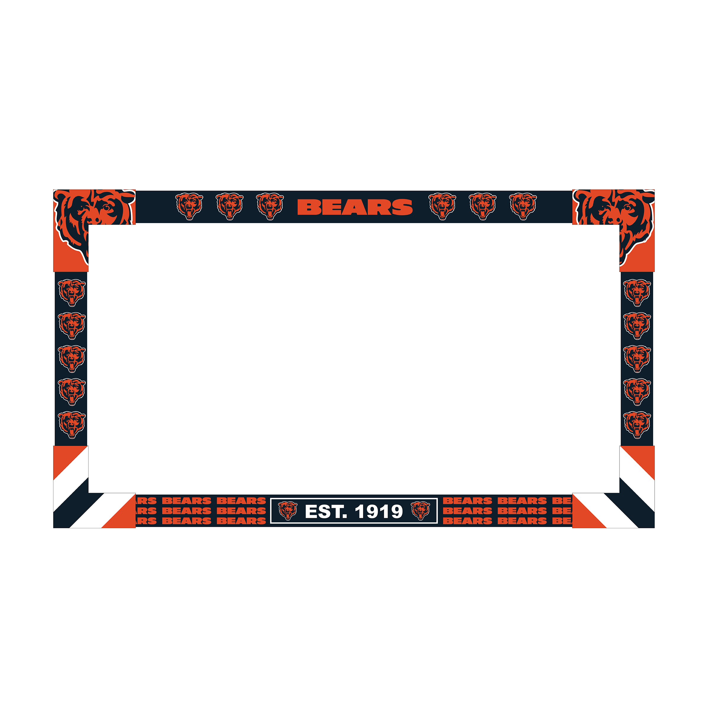 chicago bears adjustable 18-30 inch monitor frame