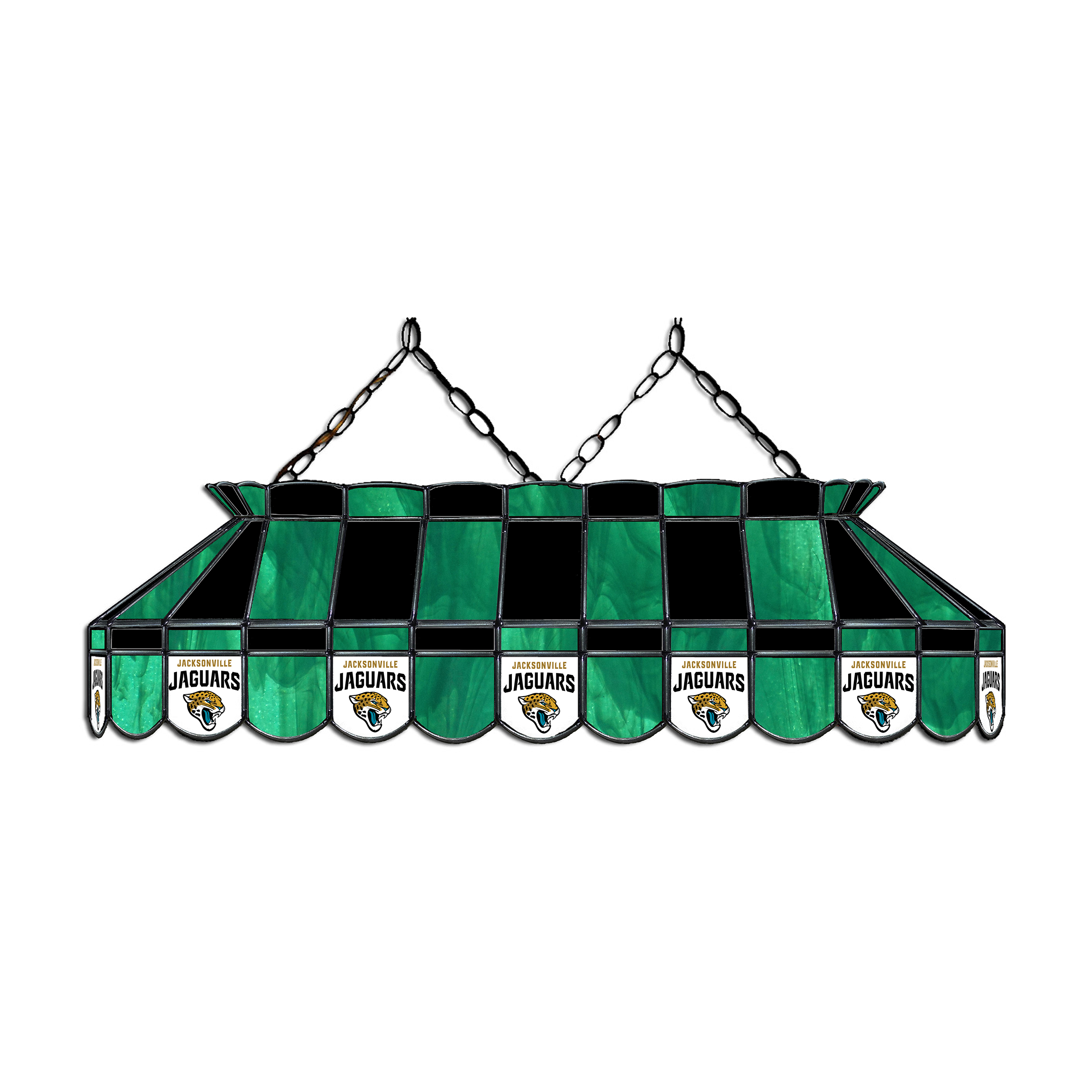 jacksonville jaguars 40 inch stained glass billiard lamp