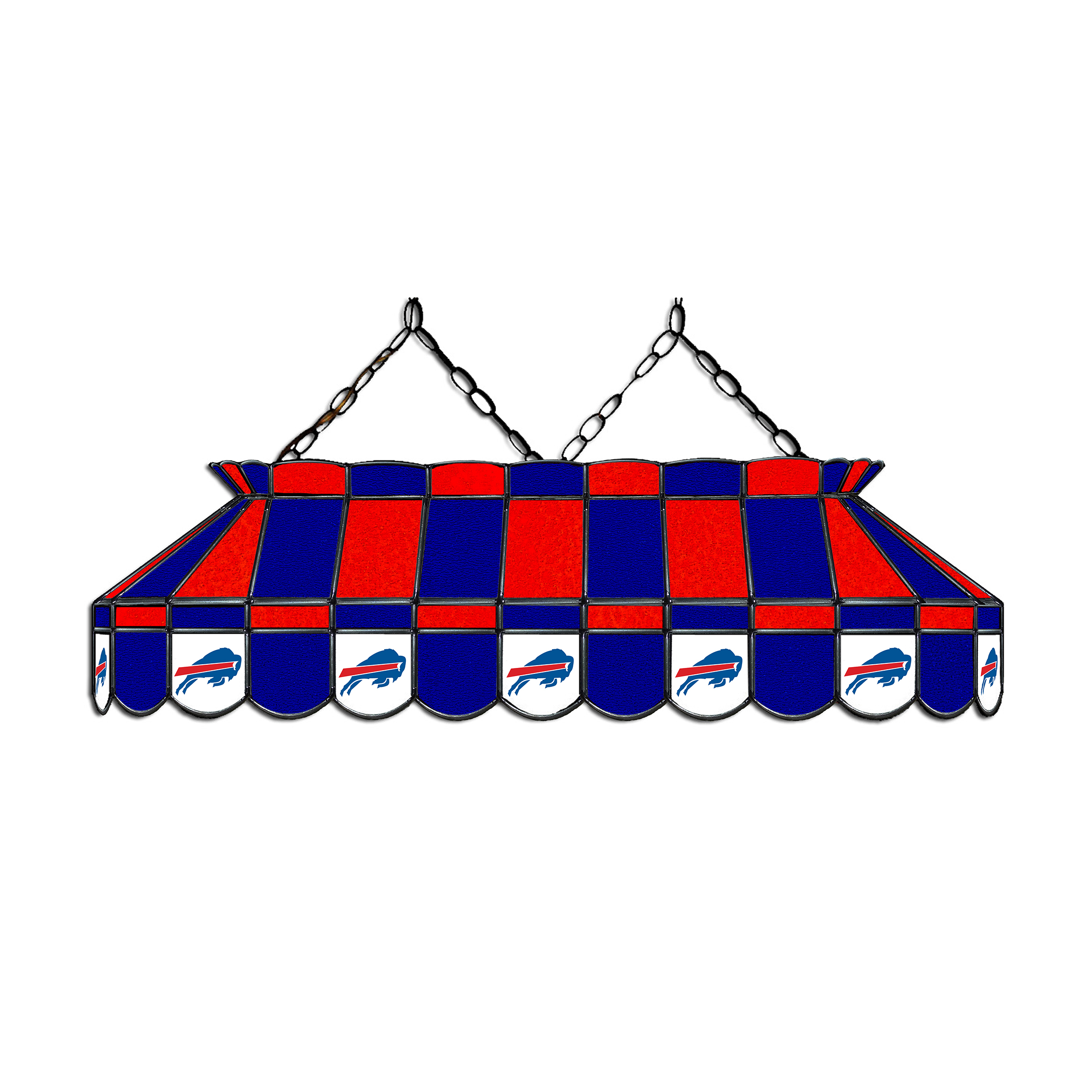 buffalo bills 40 inch stained glass billiard lamp