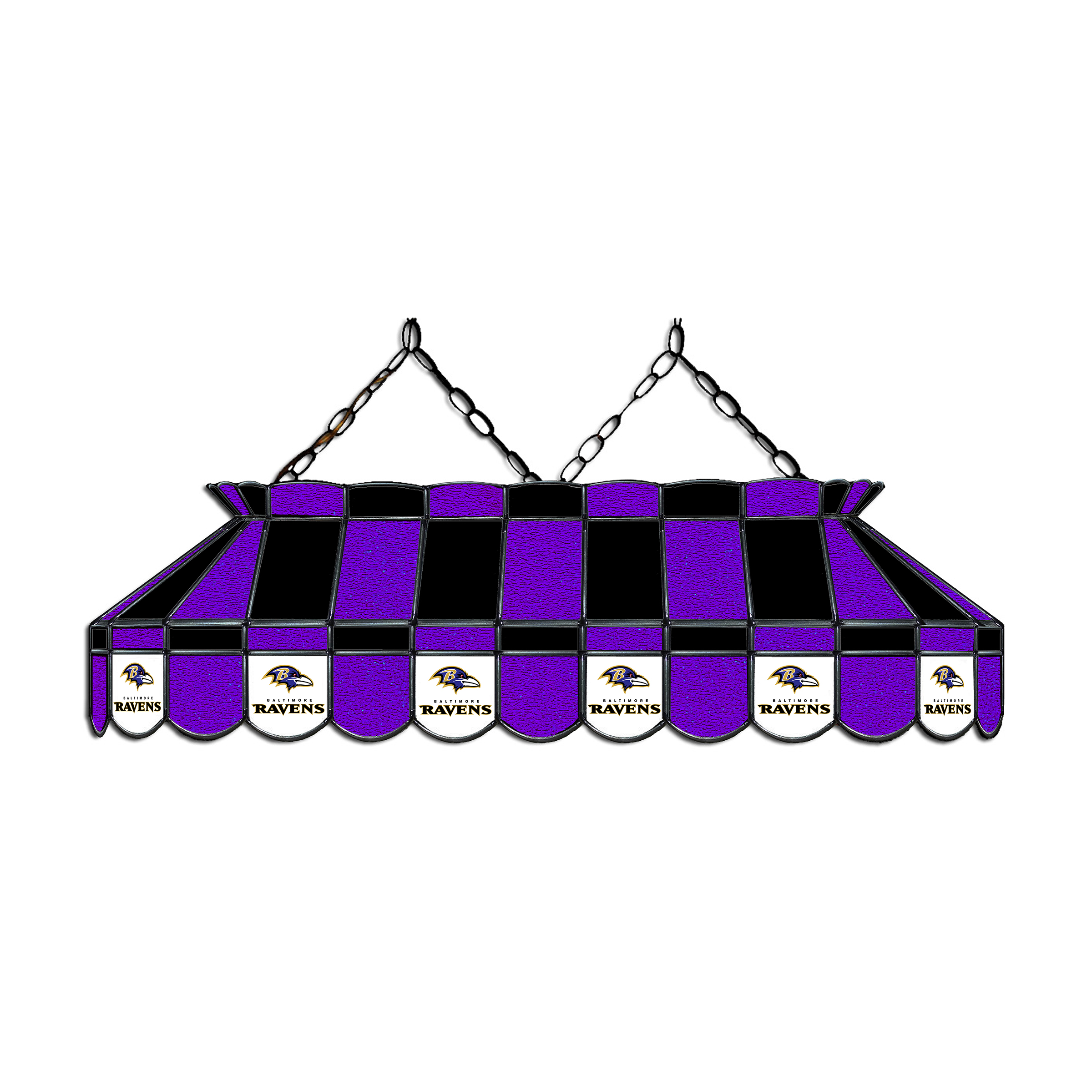 baltimore ravens 40 inch stained glass billiard lamp