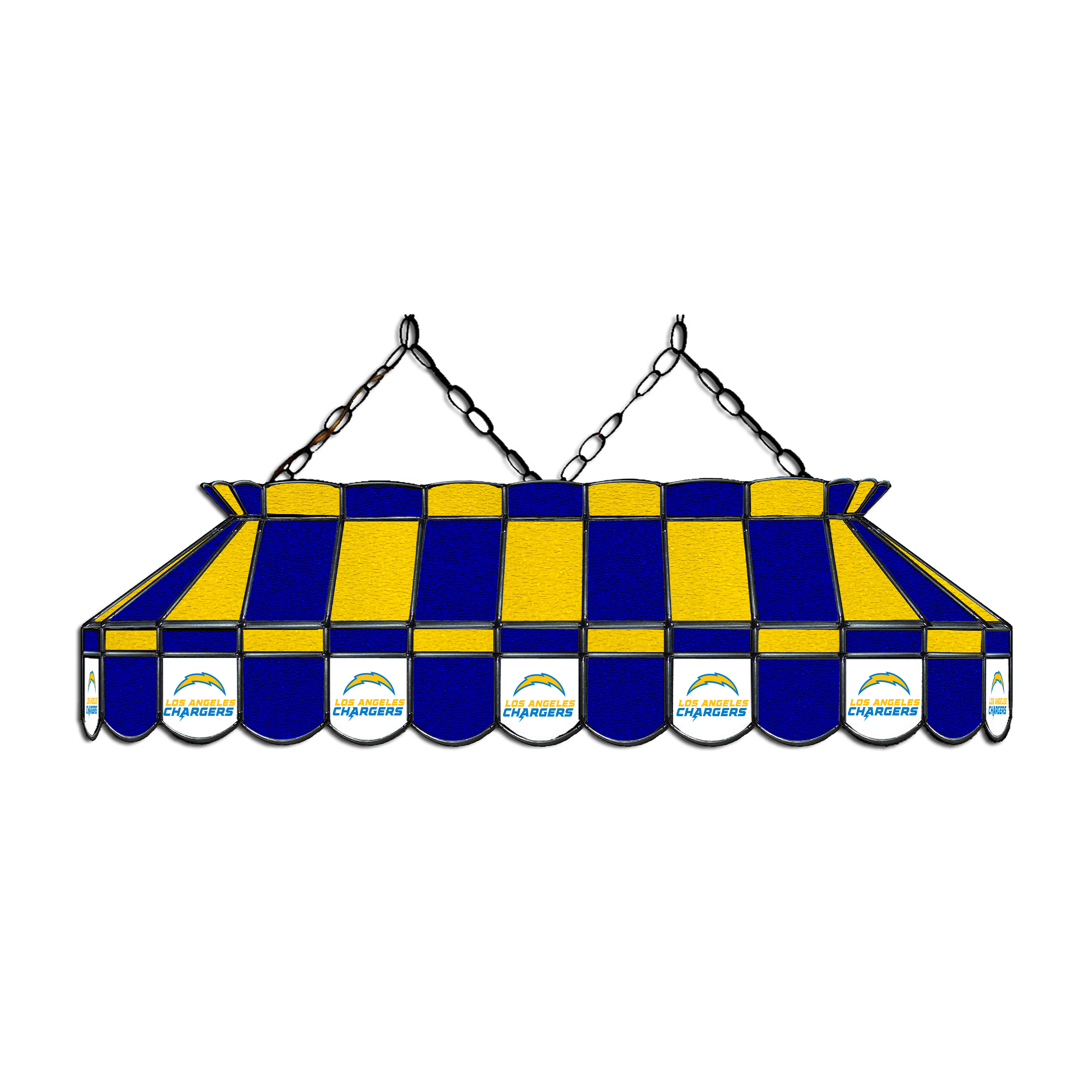 san diego chargers 40 inch stained glass nfl billiard lamp