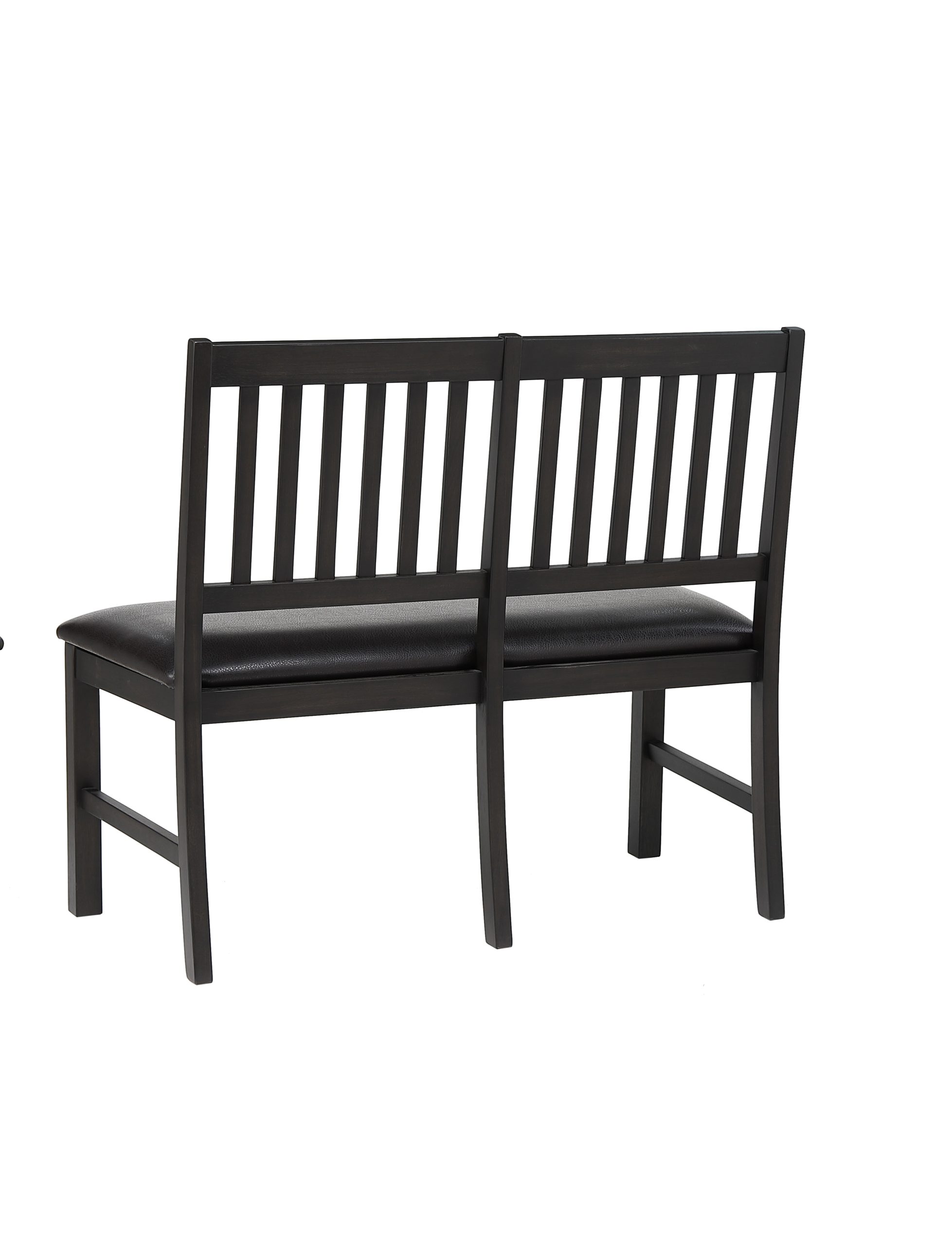 ashford bench with brown seat