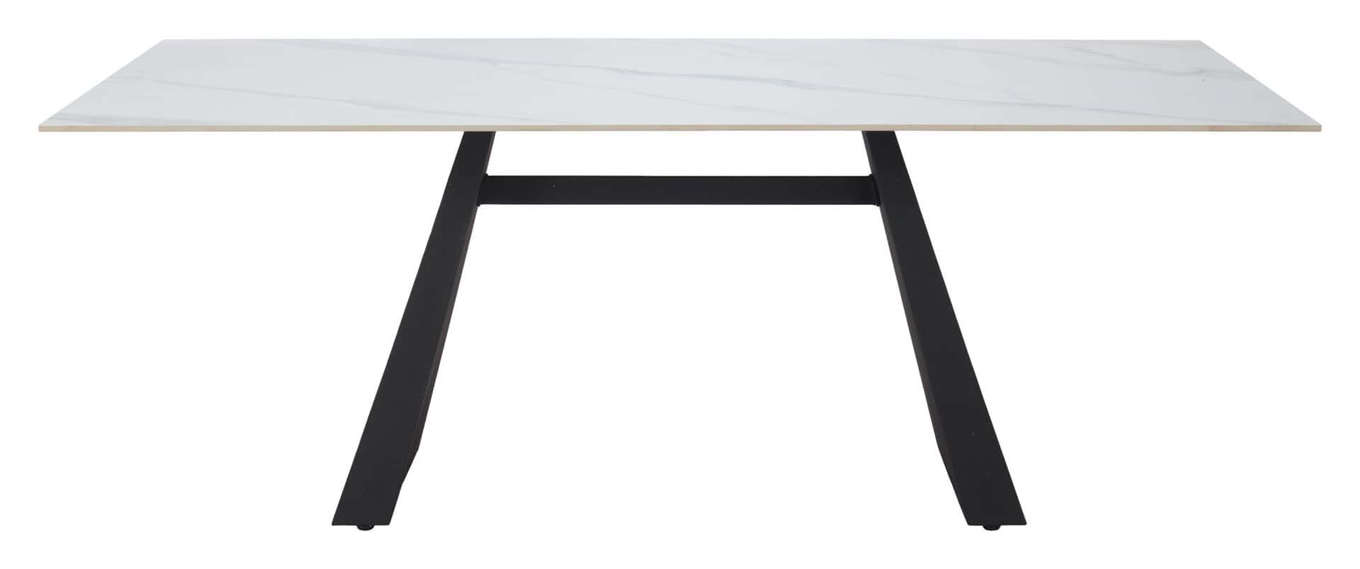 Sintered Stone Dining Table with Steel Base, Rectangular 3 Sintered Stone Dining Table with Steel Base, Rectangular - Image 3