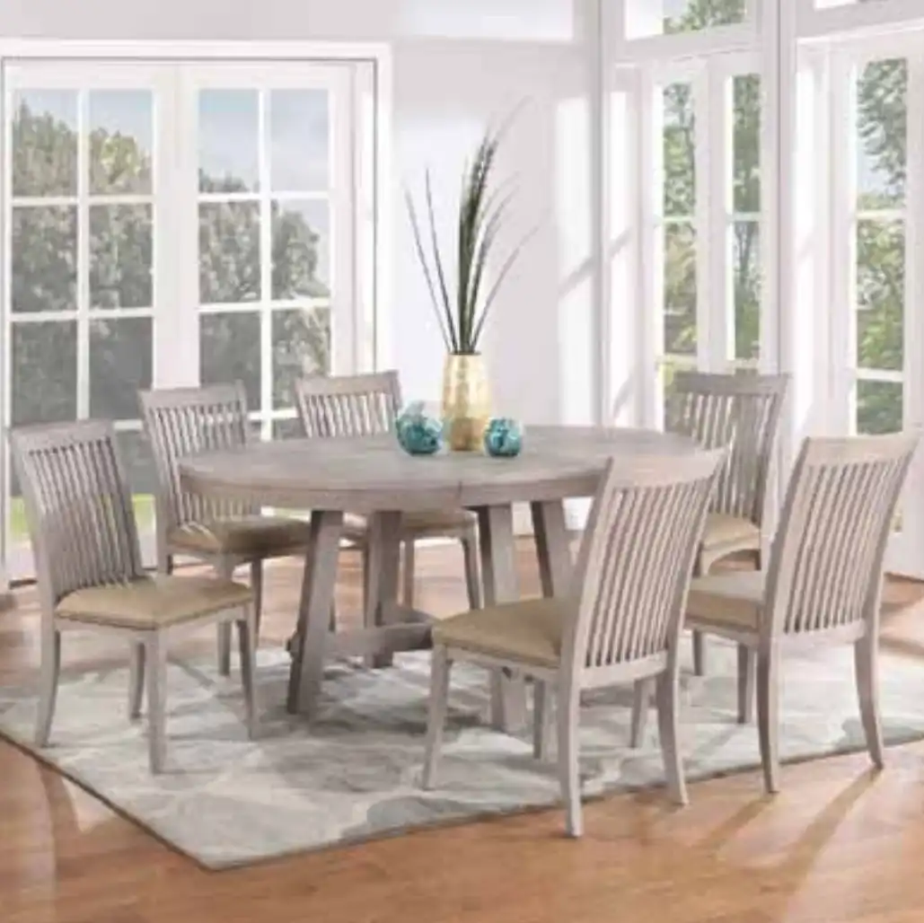sand barrens round dining table