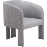Slate Gray Modern Accent Chair with Armrest Support 14 Slate Gray Modern Accent Chair with Armrest Support