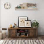 Classic TV Stand for 65-Inch TV with Storage and Shelves 8 Classic TV Stand for 65-Inch TV with Storage and Shelves