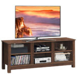 Mid Century Modern 60 Inch TV Stand With Storage