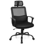 Ergonomic High Back Mesh Office Chair with Adjustable Headrest 8 Ergonomic High Back Mesh Office Chair with Adjustable Headrest