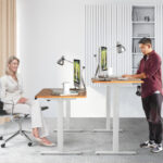 Adjustable Electric Standing Desk with Memory and Spacious Tabletop