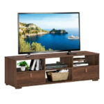 Walnut TV Stand Media Console for TVs up to 60 Inches 18 Walnut TV Stand Media Console for TVs up to 60 Inches
