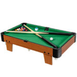Mini Tabletop Pool Table Set with Accessories for Indoor Fun (Set of 1)