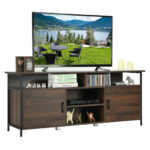 Mid-Century Wood TV Stand with Storage for 65 Inch TVs 10 Mid-Century Wood TV Stand with Storage for 65 Inch TVs