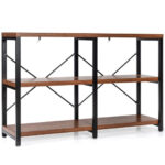 3-Tier 47-Inch Console Table with Metal Frame 10 3-Tier 47-Inch Console Table with Metal Frame