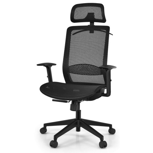 Height Adjustable Ergonomic Mesh Office Chair with Lumbar Support 3 Height Adjustable Ergonomic Mesh Office Chair with Lumbar Support - Image 3