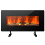 36 Inch Wall Mounted Electric Fireplace with Remote Control