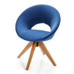 Swivel Mid-Century Velvet Accent Chair with Oversized Upholstered Seat 11 Swivel Mid-Century Velvet Accent Chair with Oversized Upholstered Seat