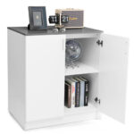 Modern Storage Sideboard Cabinet with Shelves and Doors