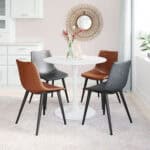 Modern Round Pedestal Dining Table for Kitchen, Bar, or Office 12 Modern Round Pedestal Dining Table for Kitchen, Bar, or Office