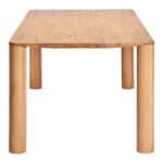 Natural Rubber Wood Dining Table for 6 with Veneer Top 10 Natural Rubber Wood Dining Table for 6 with Veneer Top