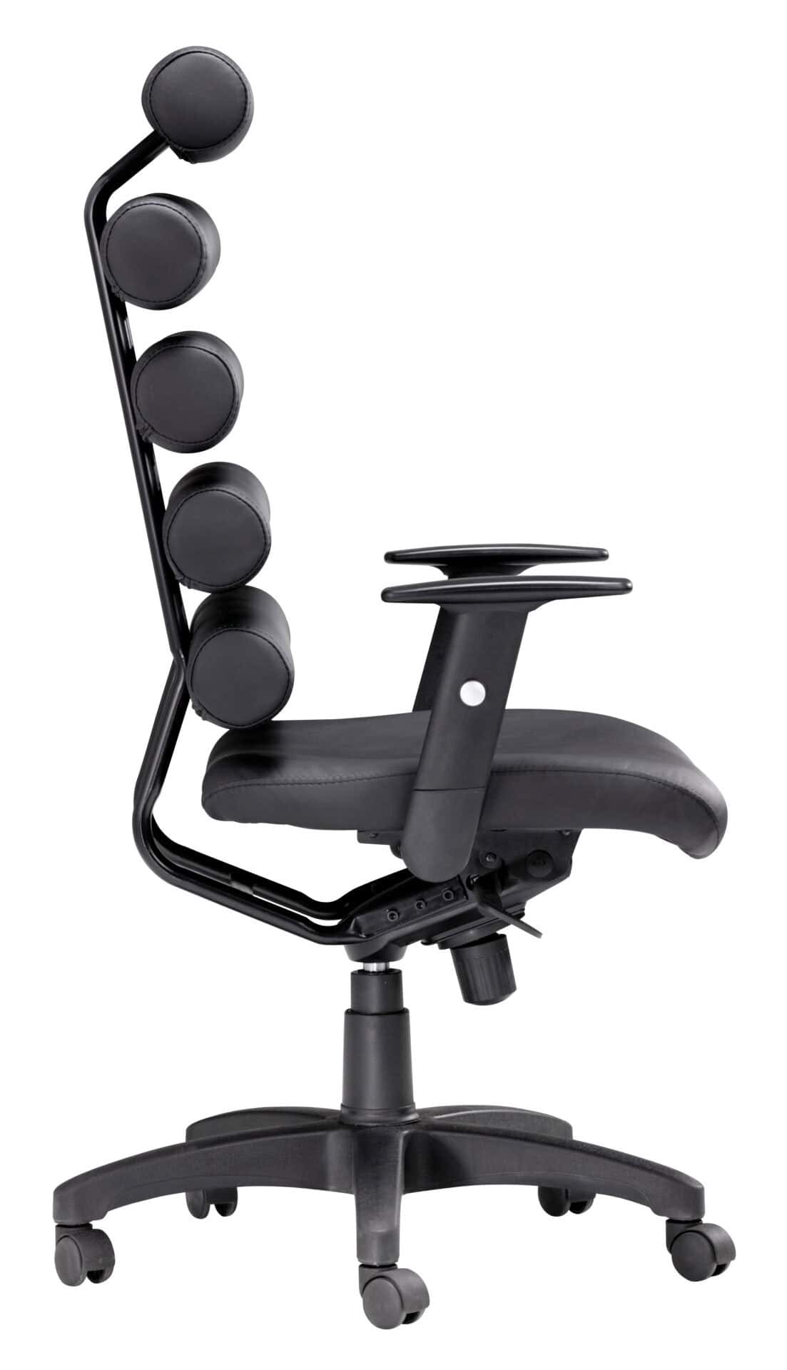 Ergonomic High-Back Office Chair with Adjustable Arms and Lumbar Support 4 Ergonomic High-Back Office Chair with Adjustable Arms and Lumbar Support - Image 4