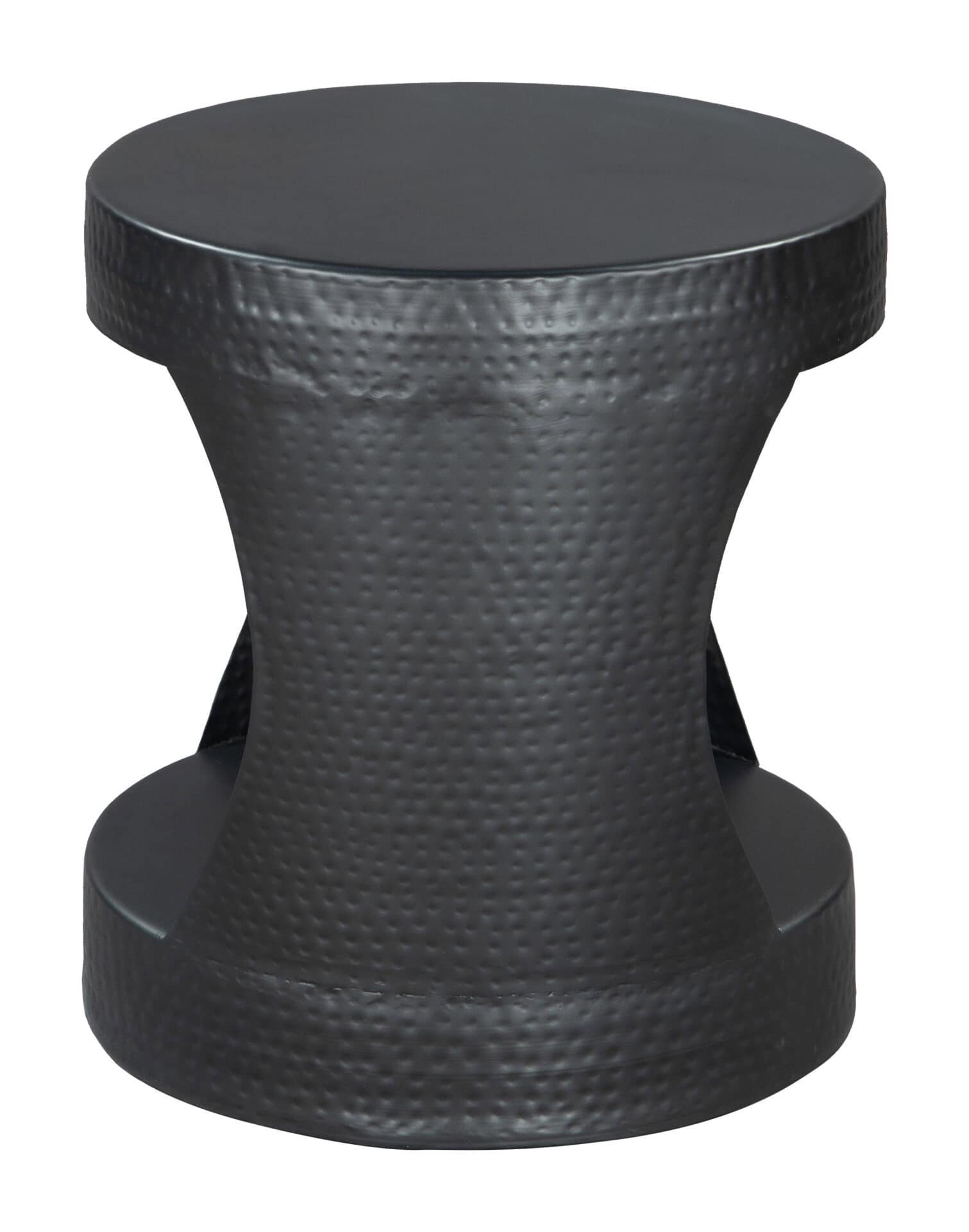 Minimalist Black Steel Round Side Table with Scratch-Resistant Feet 5 Minimalist Black Steel Round Side Table with Scratch-Resistant Feet - Image 5