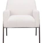 Modern Shearling Style Accent Chair with Steel Frame 14 Modern Shearling Style Accent Chair with Steel Frame