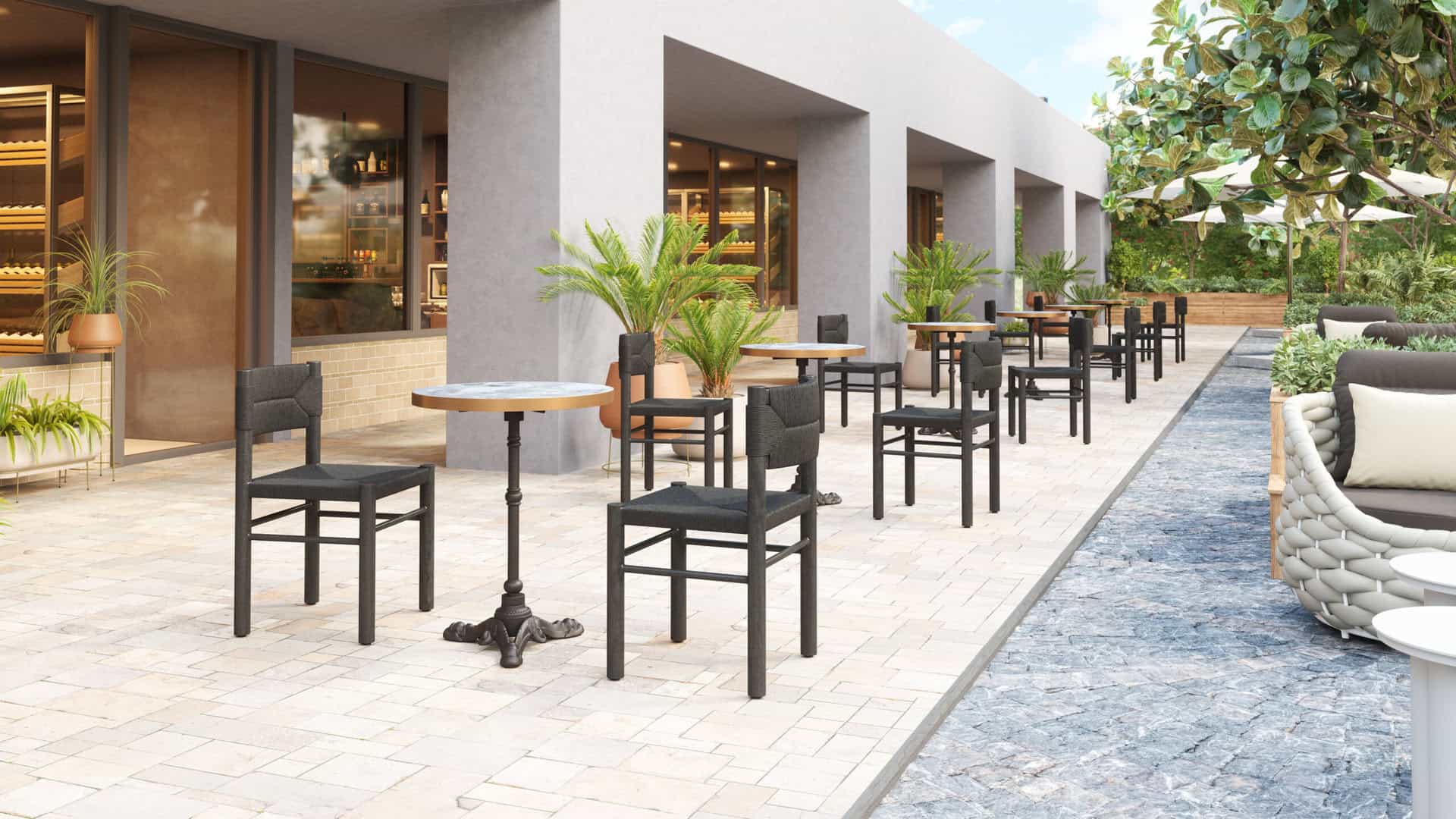 Outdoor Bistro Table Weather-Resistant Cast Aluminum Frame Round Top 11 Outdoor Bistro Table Weather-Resistant Cast Aluminum Frame Round Top