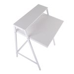 2-Tier White Contemporary Office Desk 13 2-Tier White Contemporary Office Desk