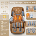Zero Gravity Shiatsu Massage Chair with Heat and SL Track 16 Zero Gravity Shiatsu Massage Chair with Heat and SL Track
